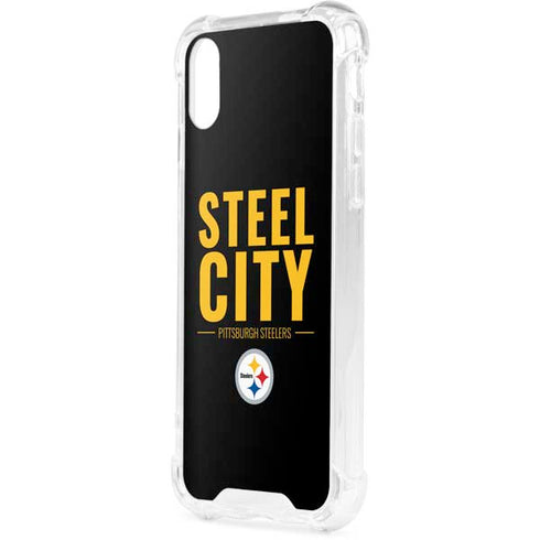 NFL Pittsburgh Steelers Team Motto iPhone XS Clear Case