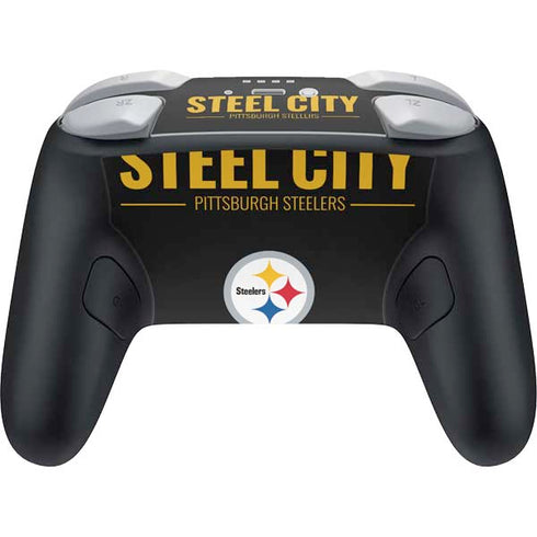 NFL Pittsburgh Steelers Team Motto Nintendo Switch 2 (2025) Pro Controller Skin