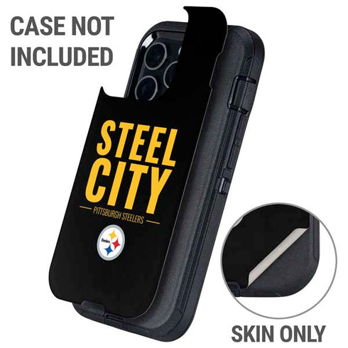 NFL Pittsburgh Steelers Team Motto Otterbox Defender iPhone Skin