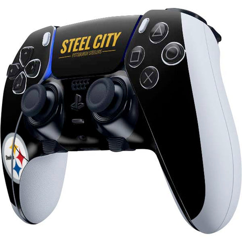 NFL Pittsburgh Steelers Team Motto PS5 DualSense Edge Pro Controller Skin