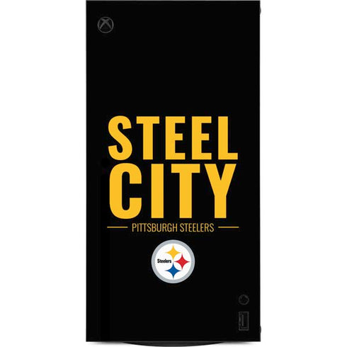 NFL Pittsburgh Steelers Team Motto XBox Series X Digital Edition Console Skin