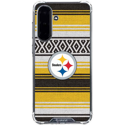 NFL Pittsburgh Steelers Trailblazer Galaxy A36 5G Clear Case