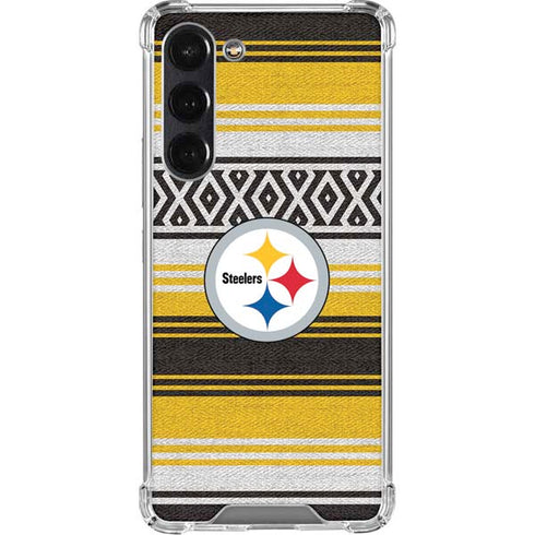 NFL Pittsburgh Steelers Trailblazer Galaxy S24 FE Clear Case