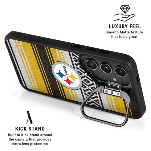 NFL Pittsburgh Steelers Trailblazer Galaxy S25 Plus Kickstand Case