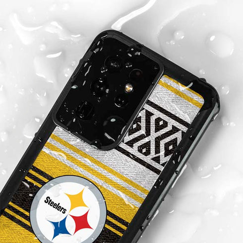 NFL Pittsburgh Steelers Trailblazer Galaxy S24 Ultra Waterproof Case