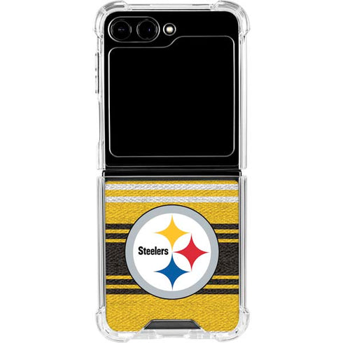 NFL Pittsburgh Steelers Trailblazer Galaxy Z Flip6 Clear Case