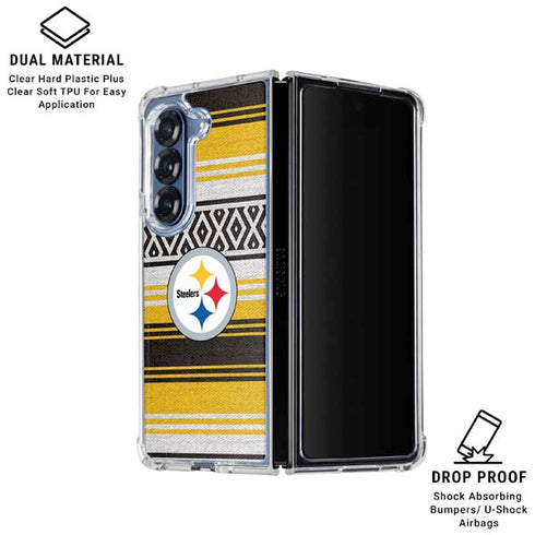 NFL Pittsburgh Steelers Trailblazer Galaxy Z Fold6 Clear Case