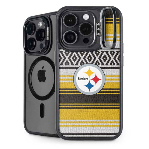 NFL Pittsburgh Steelers Trailblazer iPhone 13 Pro Max Kickstand Case