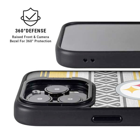 NFL Pittsburgh Steelers Trailblazer iPhone 14 Pro Max Kickstand Case