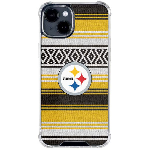 NFL Pittsburgh Steelers Trailblazer iPhone 15 Clear Case