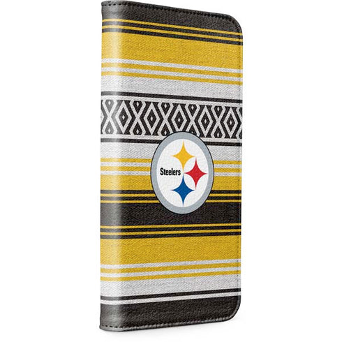 NFL Pittsburgh Steelers Trailblazer iPhone 15 Plus Folio Case