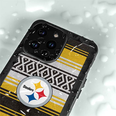 NFL Pittsburgh Steelers Trailblazer iPhone 15 Pro Waterproof Case