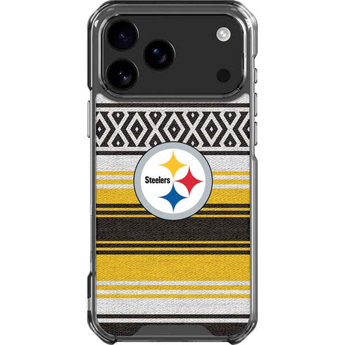NFL Pittsburgh Steelers Trailblazer iPhone 18 Pro Max Clear Case