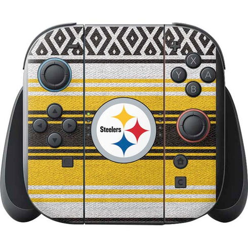 NFL Pittsburgh Steelers Trailblazer Nintendo Switch 2 (2025) with Joy-Con Skin