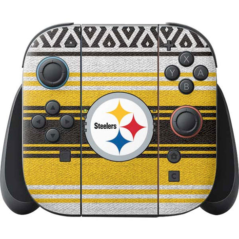 NFL Pittsburgh Steelers Trailblazer Nintendo Switch 2 (2025) Joy-Con Controller Skin