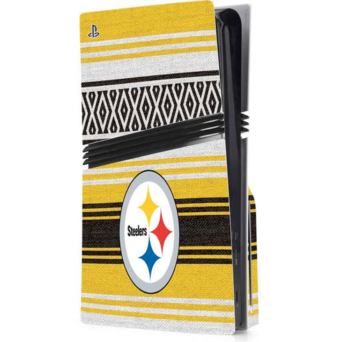 NFL Pittsburgh Steelers Trailblazer PS5 Pro Disk Console Skin