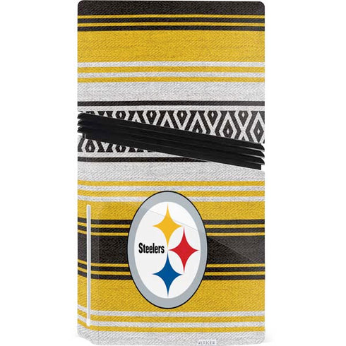 NFL Pittsburgh Steelers Trailblazer PS5 Pro Disk Console Skin