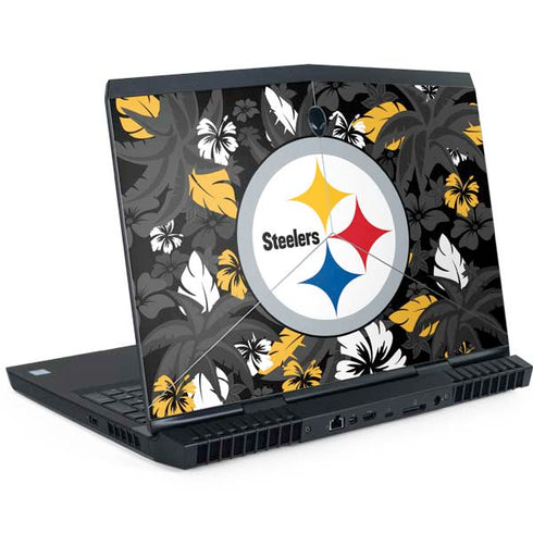 NFL Pittsburgh Steelers Tropical Print Dell Alienware Skin