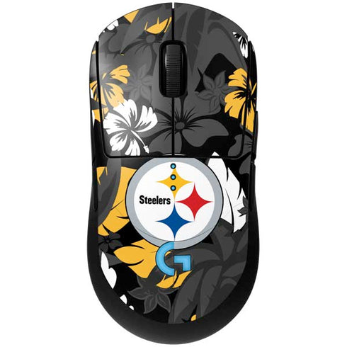 NFL Pittsburgh Steelers Tropical Print G Pro Wireless Gaming Mouse Skin