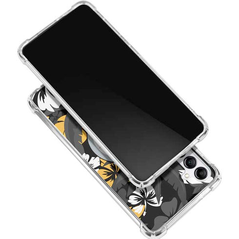 NFL Pittsburgh Steelers Tropical Print Gabb Phone 4 Clear Case