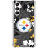 NFL Pittsburgh Steelers Tropical Print Galaxy A16 5G Clear Case