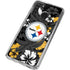 NFL Pittsburgh Steelers Tropical Print Galaxy A21 Clear Case