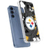 NFL Pittsburgh Steelers Tropical Print Galaxy A35 5G Clear Case