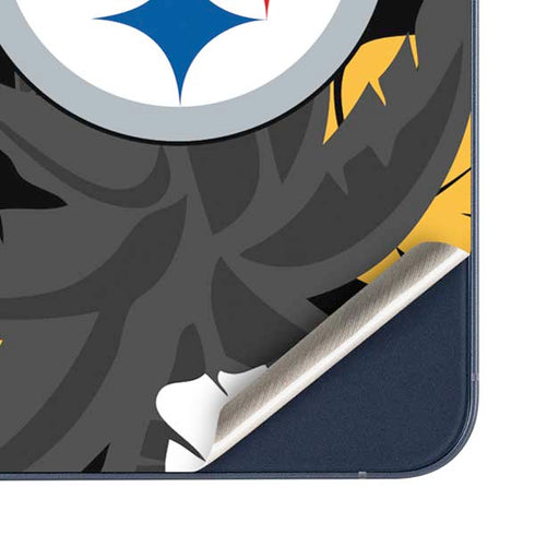 NFL Pittsburgh Steelers Tropical Print Galaxy A36 5G Skin