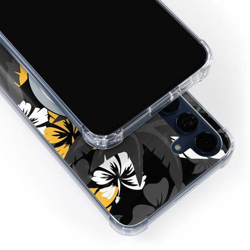 NFL Pittsburgh Steelers Tropical Print Galaxy A55 5G Clear Case