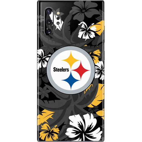NFL Pittsburgh Steelers Tropical Print Galaxy Note 10 Plus Skin