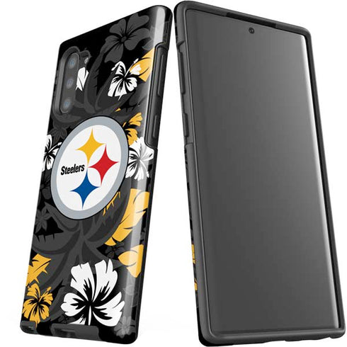 NFL Pittsburgh Steelers Tropical Print Galaxy Note 10 Pro Case