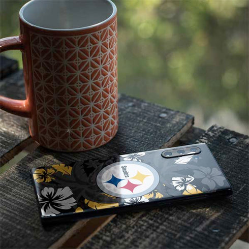 NFL Pittsburgh Steelers Tropical Print Galaxy Note 10 Skin