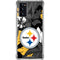 NFL Pittsburgh Steelers Tropical Print Galaxy Note20 5G Clear Case