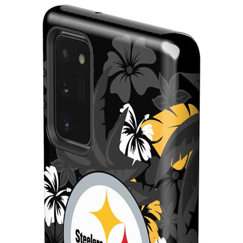 NFL Pittsburgh Steelers Tropical Print Galaxy Note20 5G Pro Case