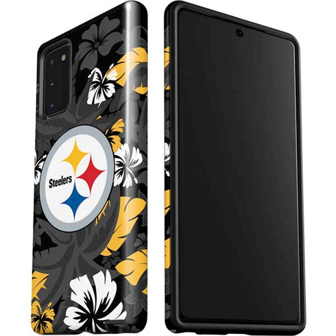 NFL Pittsburgh Steelers Tropical Print Galaxy Note20 5G Pro Case