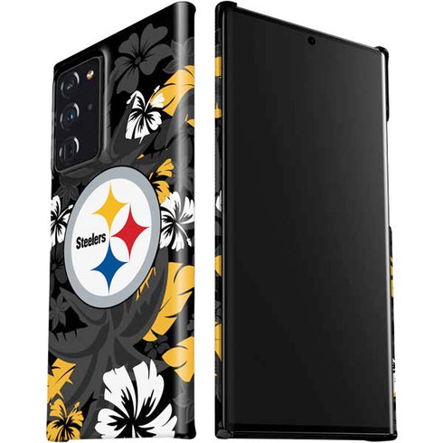 NFL Pittsburgh Steelers Tropical Print Galaxy Note20 Ultra 5G Lite Case