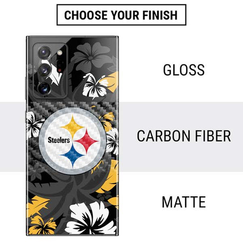 NFL Pittsburgh Steelers Tropical Print Galaxy Note20 Ultra 5G Skin