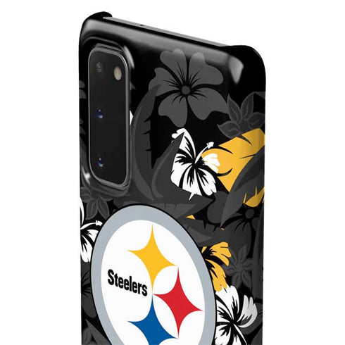 NFL Pittsburgh Steelers Tropical Print Galaxy S20 Lite Case