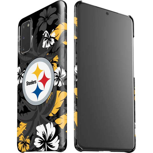 NFL Pittsburgh Steelers Tropical Print Galaxy S20 Lite Case