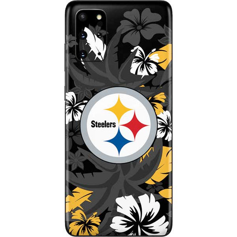 NFL Pittsburgh Steelers Tropical Print Galaxy S20 Plus Skin