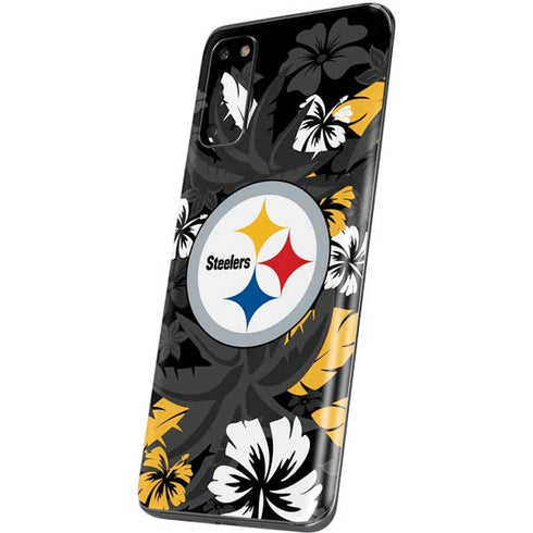NFL Pittsburgh Steelers Tropical Print Galaxy S20 Skin