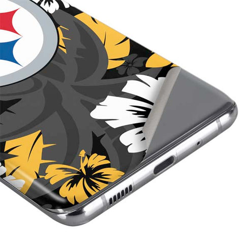 NFL Pittsburgh Steelers Tropical Print Galaxy S20 Skin