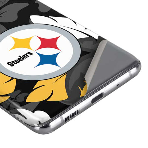 NFL Pittsburgh Steelers Tropical Print Galaxy S20 Ultra 5G Skin