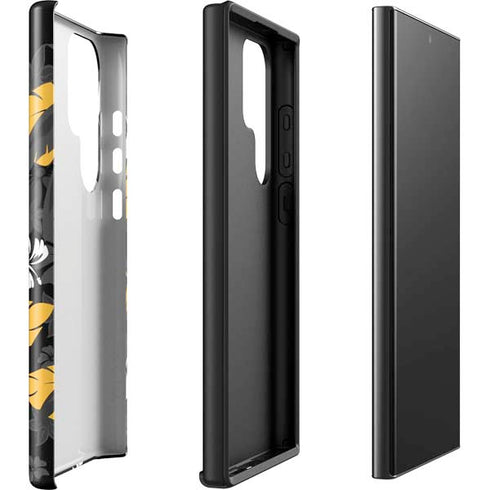 NFL Pittsburgh Steelers Tropical Print Galaxy S23 Ultra Pro Case