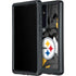 NFL Pittsburgh Steelers Tropical Print Galaxy S24 Ultra Waterproof Case