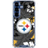 NFL Pittsburgh Steelers Tropical Print Galaxy S25 Clear Case