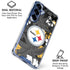 NFL Pittsburgh Steelers Tropical Print Galaxy S25 Clear Case