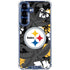 NFL Pittsburgh Steelers Tropical Print Galaxy S25 Plus Clear Case