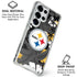 NFL Pittsburgh Steelers Tropical Print Galaxy S25 Ultra Clear Case