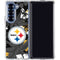 NFL Pittsburgh Steelers Tropical Print Galaxy Z Fold6 Clear Case